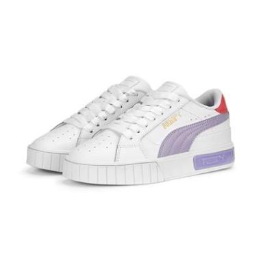 PUMA CALI STAR MISURA 39 WHITE-VIOLET-FUXIA (DONNA)