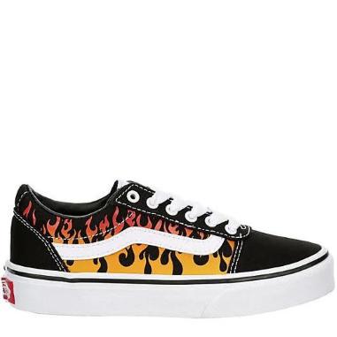 VANS WARD MISURA 36.5 FLAME BLACK-WHITE (DONNA)