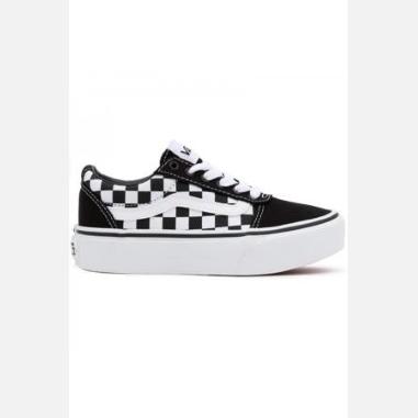 VANS WARD PLATFORM MISURA 37 BLACK-WHITE (DONNA)