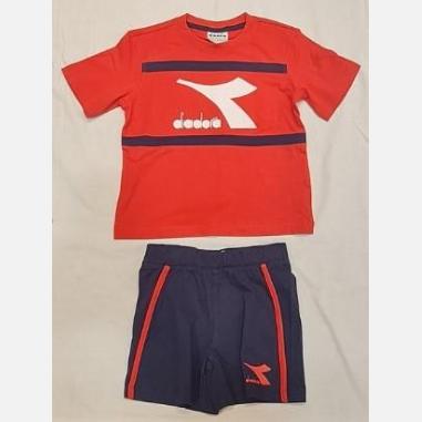 DIADORA SET MISURA XXL 14-15 ANNI RED-NAVY (BAMBINI)