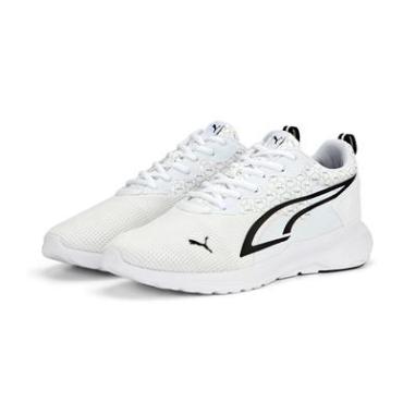 PUMA ACTIVE LOGO  MISURA 42 WHITE-BLACK (UOMO)