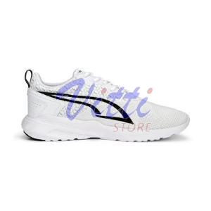 PUMA ACTIVE LOGO  MISURA 42 WHITE-BLACK (UOMO)