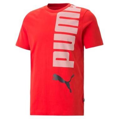 PUMA T-SHIRT LOGO MISURA 11-12 ANNI  RED  (BAMBINI)