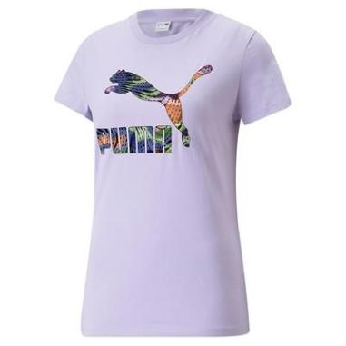 PUMA T-SHIRT LOGO MISURA S VIVID VIOLET (DONNA)