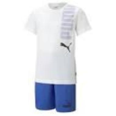 PUMA SET MISURA 15-16 ANNI WHITE-BLUE (BAMBINI)