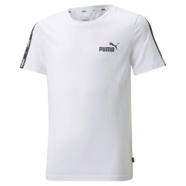 PUMA T-SHIRT TAPE MISURA 5-6 ANNI WHITE (BAMBINI)