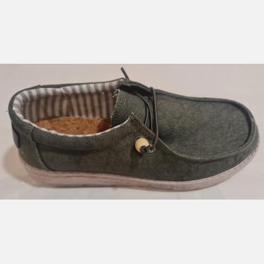 NATURAL WORLD SLIP ON  MISURA 44 GRIS  (UOMO)