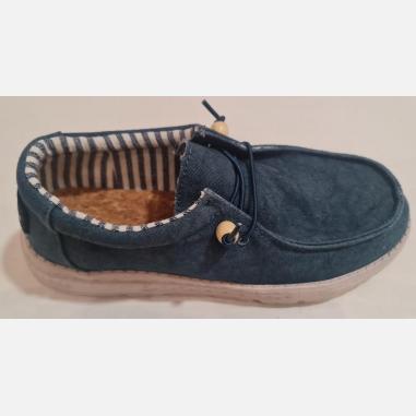 NATURAL WORLD SLIP ON  MISURA 41 PETROLIO  (UOMO)