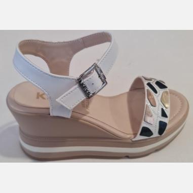 KEYS K8132 SANDALO MISURA 38 WHITE  (DONNA)