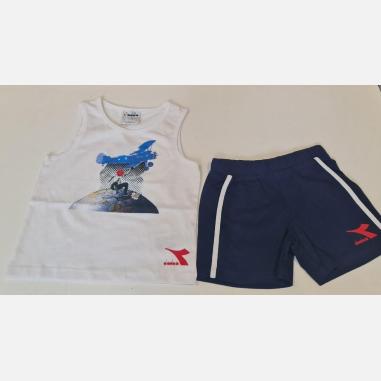 DIADORA SET MISURA S 7-8 ANNI WHITE (BAMBINI)