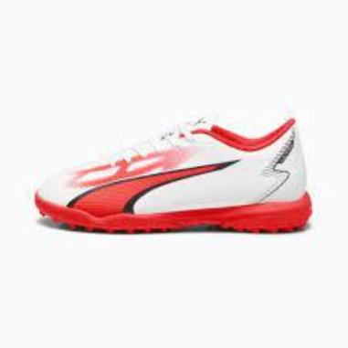 PUMA ULTRA PLAY MISURA 38.5 WHITE-BLACK-FIRE ORCHID (BAMBINI)