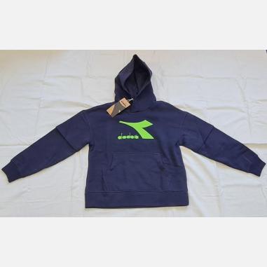 DIADORA FELPA HOODIE MISURA M NAVY (BAMBINI)