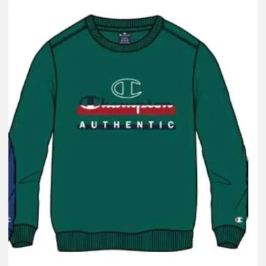 CHAMPION FELPA MISURA XXL GREEN (BAMBINI)