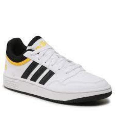 ADIDAS HOOPS MISURA 30 1\2 WHITE-BLACK (BAMBINI)