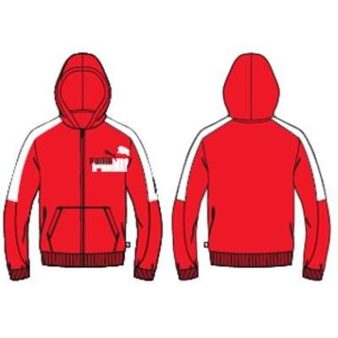 PUMA FELPA BLOCK MISURA 11-12 ANNI RED (BAMBINI)