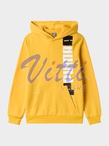 Felpa puma bambino giallo outlet