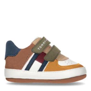 TOMMY HILFIGER LOW CUT VELCRO MISURA 17 MULTICOLOR (BAMBINI)