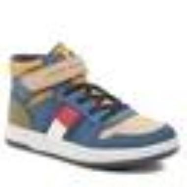 TOMMY HILFIGER FLAG HIGH TOP MISURA 37 MULTICOLOR (BAMBINI)